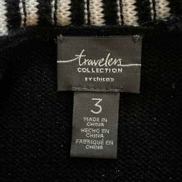 Chico’s Travelers Sweater Size 3 - Picture 8 of 10